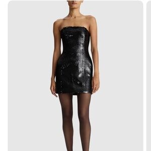 ALC Elsie strapless mini dress